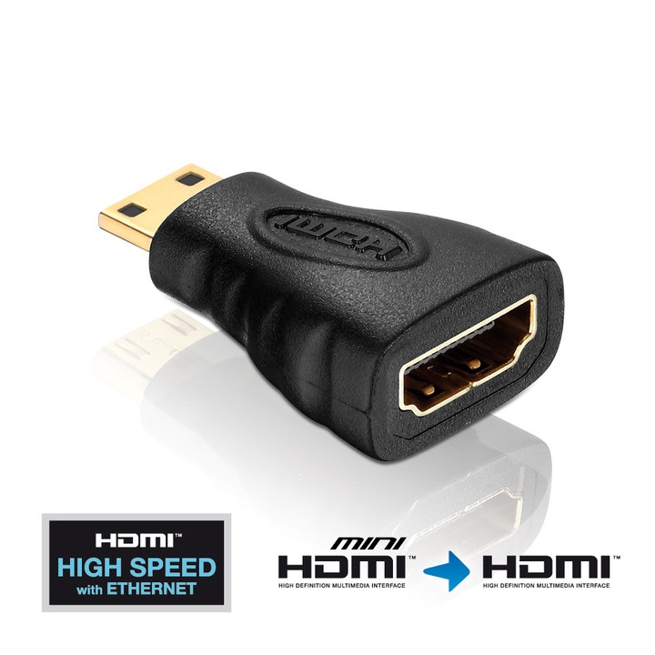 PureLink Adattatore Mini HDMI Maschio a HDMI Femmina - Basic Series v1.3 - Nero