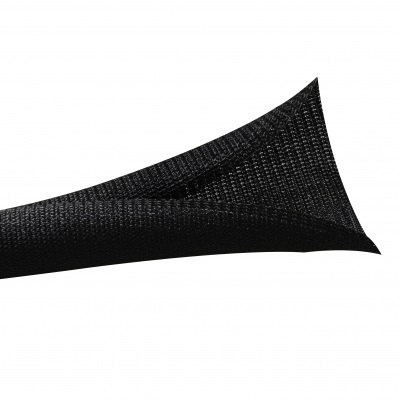 Label the Cable PRO 5110 - Calza protettiva passacavo in tessuto e poliestere, colore nero, lunghezza 25 m