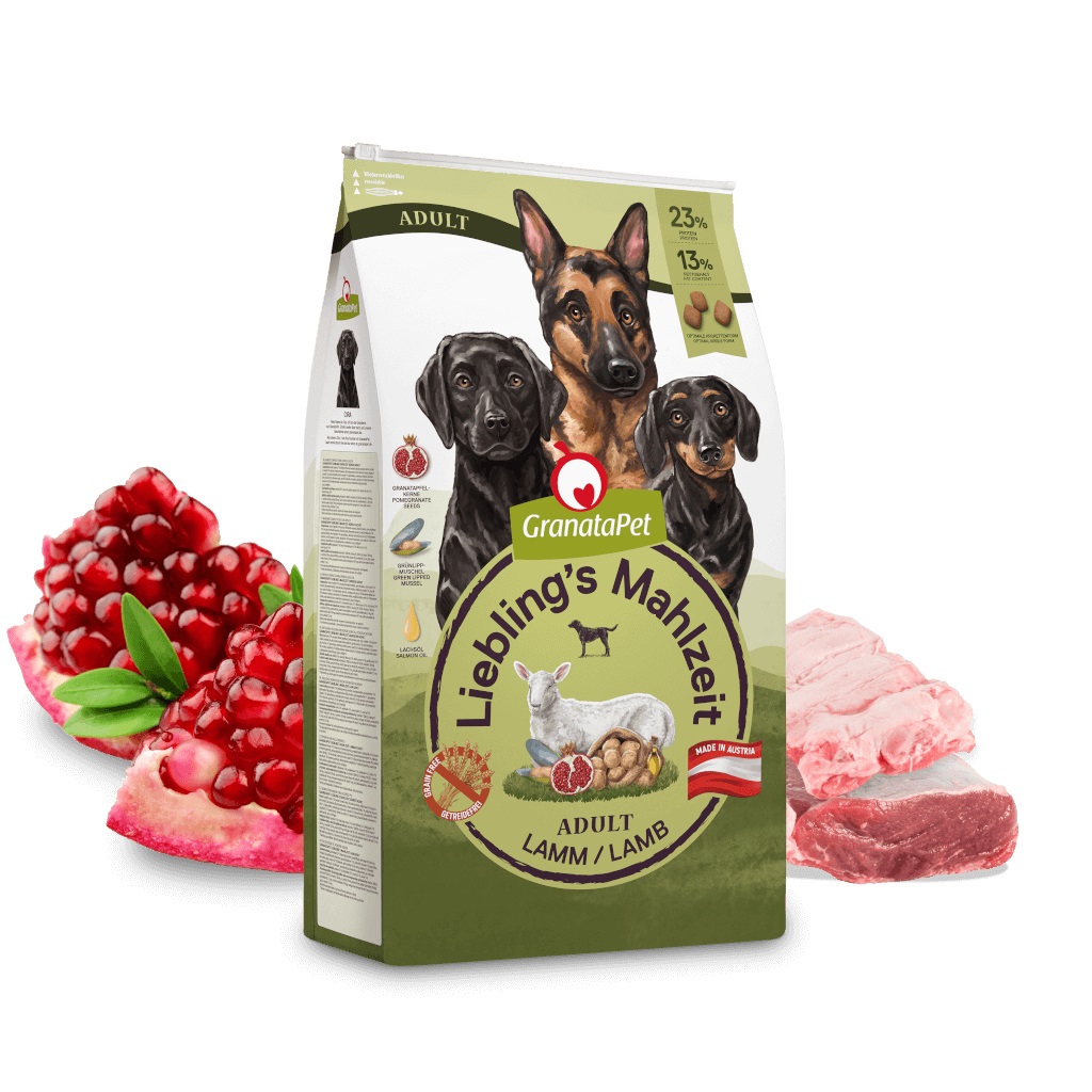 GranataPet Cibo Secco per Cani Adulto Agnello 10 kg - Senza Cereali e Zucchero, Alimento Completo con Antiossidanti