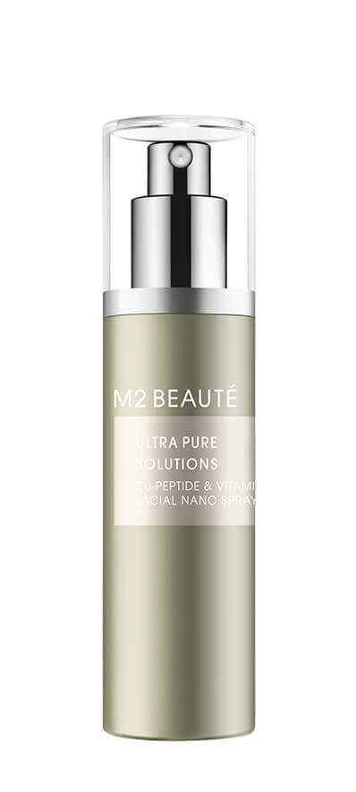 M2 Beauté Ultra Pure Solutions Cu-Peptide & Vitamin B Facial Nano Spray 75 ml - Spray Viso Rigenerante e Rinforzante