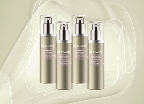 M2 Beauté Ultra Pure Solutions Cu-Peptide & Vitamin B Facial Nano Spray 75 ml - Spray Viso Rigenerante e Rinforzante