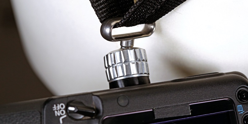 Sun-Sniper Rotaball-One Tracolla Professionale per Fotocamera Reflex Nero con Connettore ROTABALL e SHOCK-ABSORBER