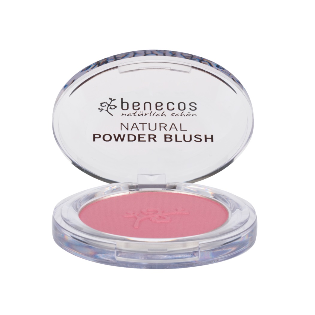 Benecos Blush Compatto Bio Rosa Malva - 5,5 g - Fard Naturale con Olio di Macadamia e Caolino