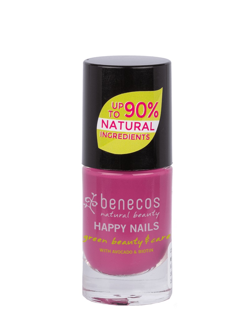 Benecos Smalto per Unghie My Secret - Colore Ciclamino, 8FREE, 5 ml, Permeabile all'Acqua