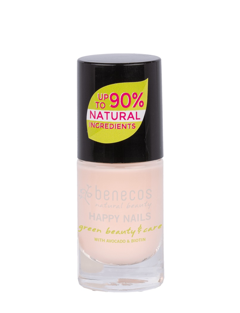 Benecos Smalto Color Rosa Confetto - Be My Baby 5 ml, 8 FREE, Permeabile all'Acqua
