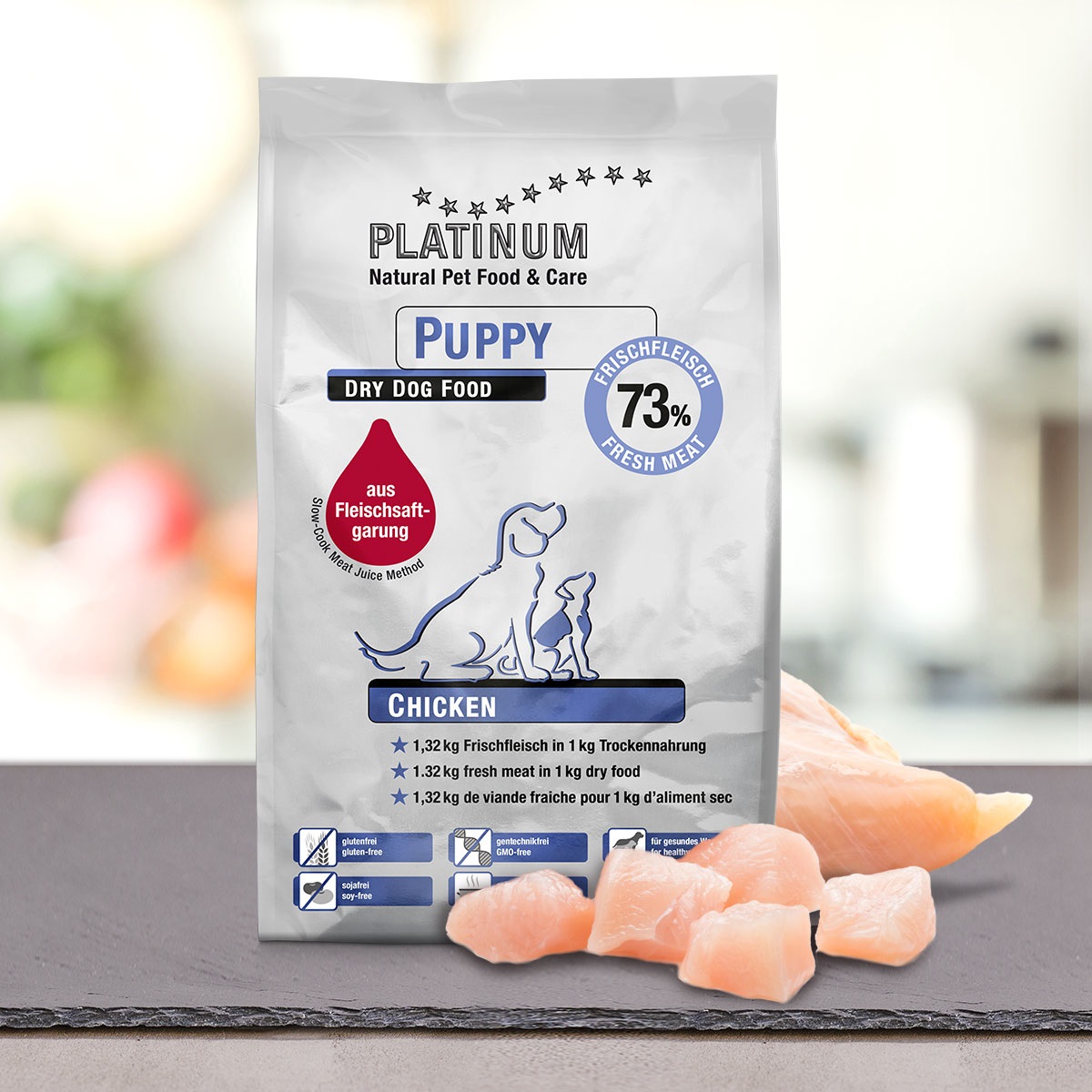 Platinum Puppy Chicken 5 kg - Cibo Secco per Cuccioli con 73% di Pollo Fresco e Riso