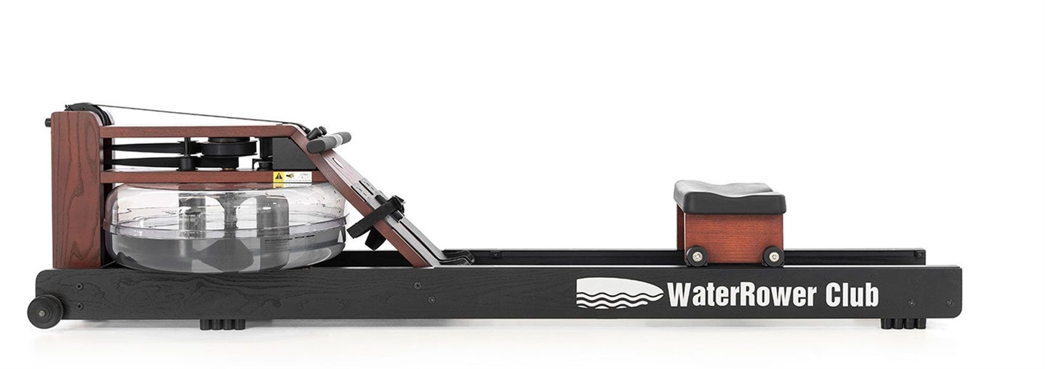 WaterRower Club Sport - Vogatore ad acqua in legno massello con monitor S4 e serbatoio da 18 litri