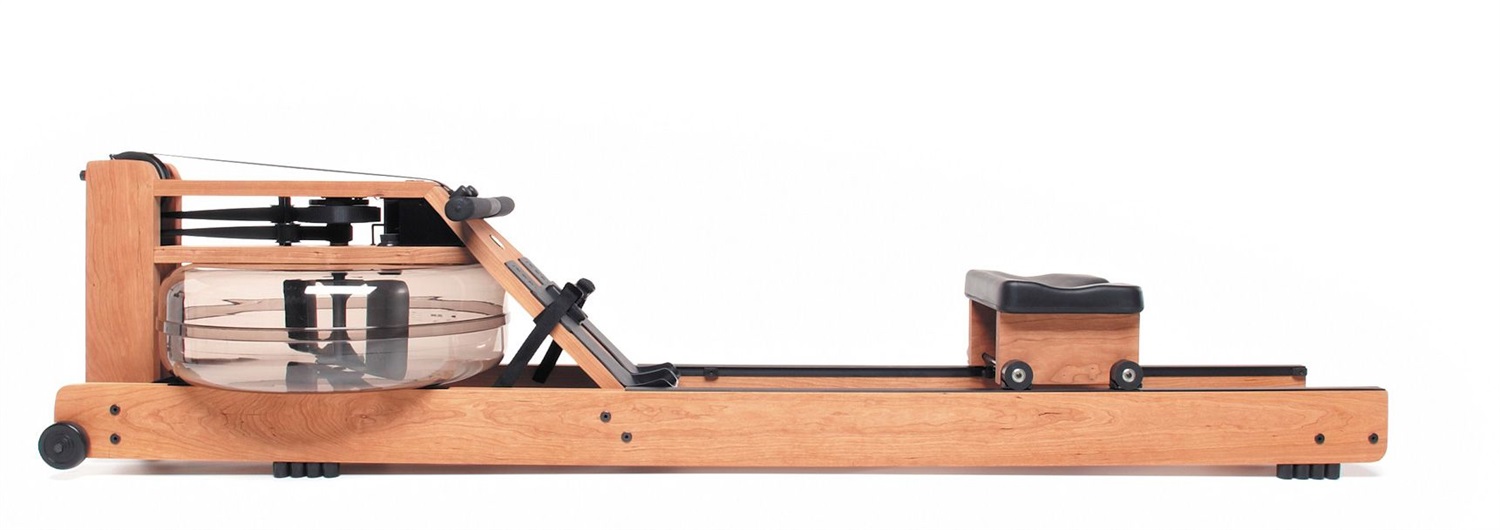 WaterRower S4 Ciliegio - Vogatore ad Acqua in Legno Massello con Monitor S4 e Serbatoio da 18L