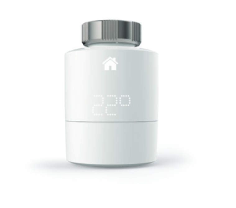 tado° Testa Termostatica Intelligente - Controllo temperatura wifi, compatibile con Alexa, Google Assistant e Siri, installazione fai da te, schermo LED, bianco