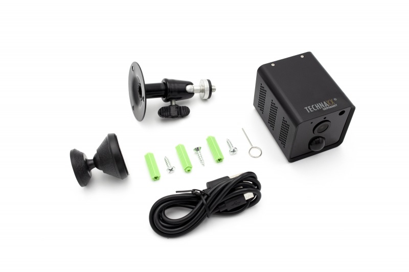 Technaxx TX-190 Telecamera di Sicurezza IP Wireless con Risoluzione 2304 x 1296, Rilevamento Movimento e Visione Notturna