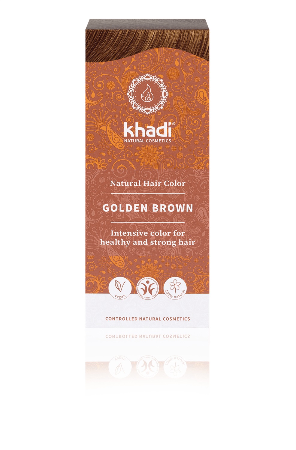 Khadi Golden Brown colore per capelli Marrone