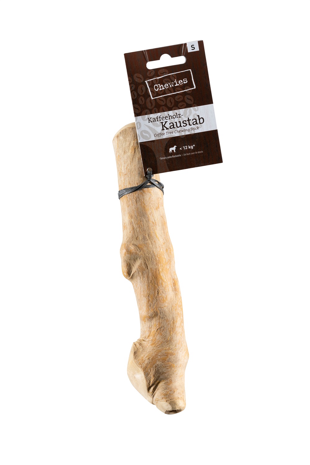 Chewies Bastone da Masticare in Legno di Caffè - S (fino a 10 kg) - Giocattolo Naturale e Durevole per Cani