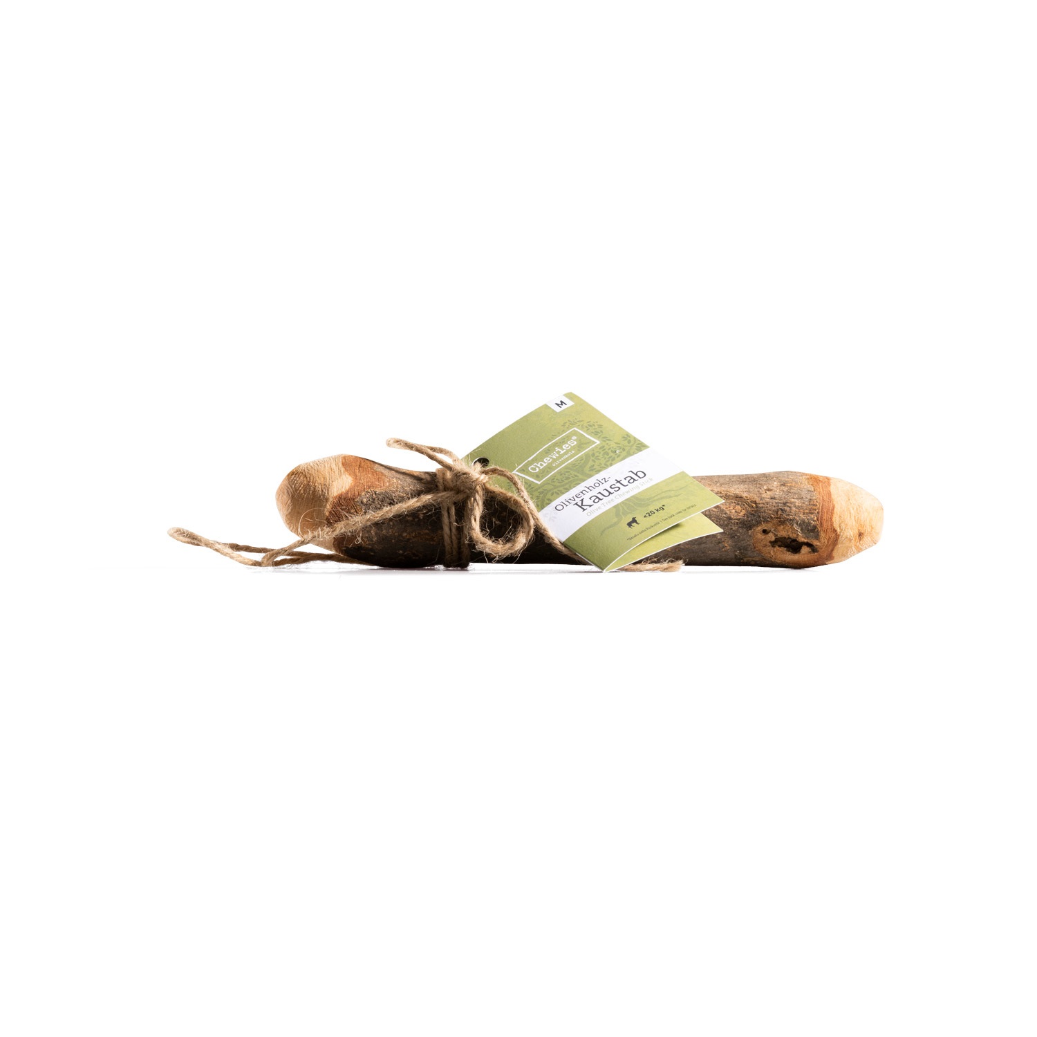 Chewies Bastone da Masticare in Legno di Ulivo - Misura M (380 g) per Cani Fino a 20 kg - 100% Naturale