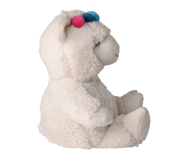 Warmies® Alpaca - Cuscino Termico e Peluche con Imbottitura in Miglio e Lavanda, 35 cm