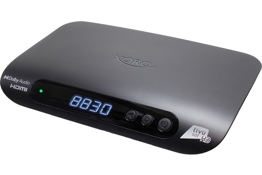 Xoro HRS 8830 Decoder Satellitare Full HD con Smartcard Tivùsat HD, HDMI, USB e Ethernet