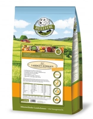 Bellfor Landgut-Schmaus Cibo Secco Ipoallergenico con Insetti per Cani - 7,5 kg, Senza Cereali, Ricco di Omega-3 e Vitamine Naturali