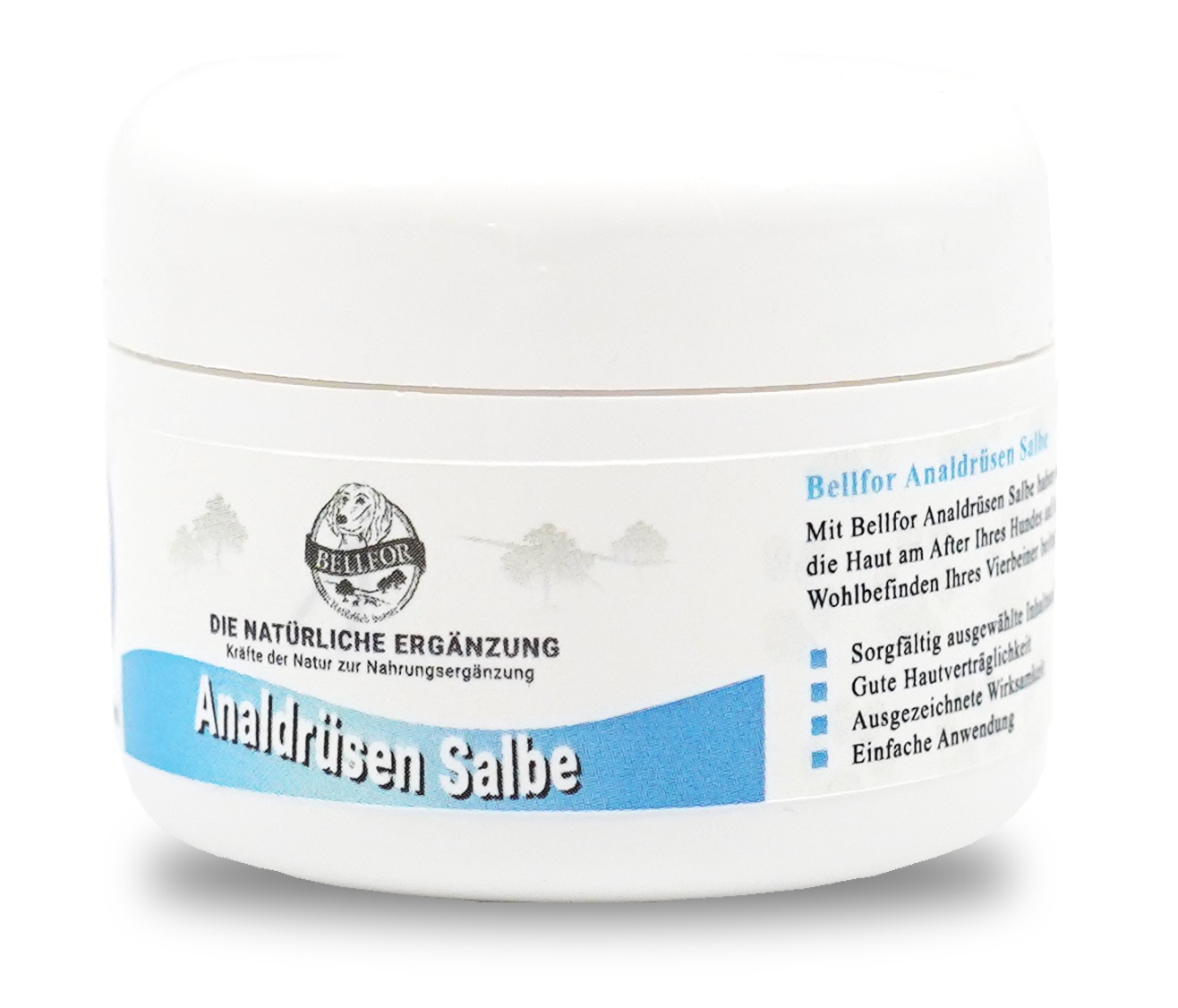Bellfor Balsamo da 30 ml per Ghiandole Anali dei Cani - Trattamento Naturale per la Cura della Pelle Anale, Adatto a Tutte le Età e Razze