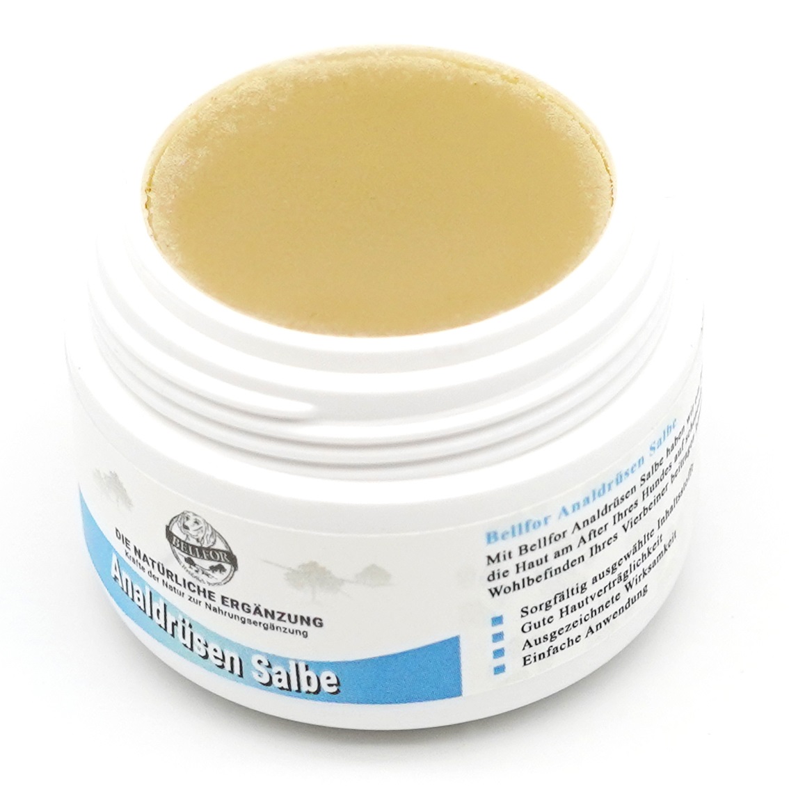 Bellfor Balsamo da 30 ml per Ghiandole Anali dei Cani - Trattamento Naturale per la Cura della Pelle Anale, Adatto a Tutte le Età e Razze