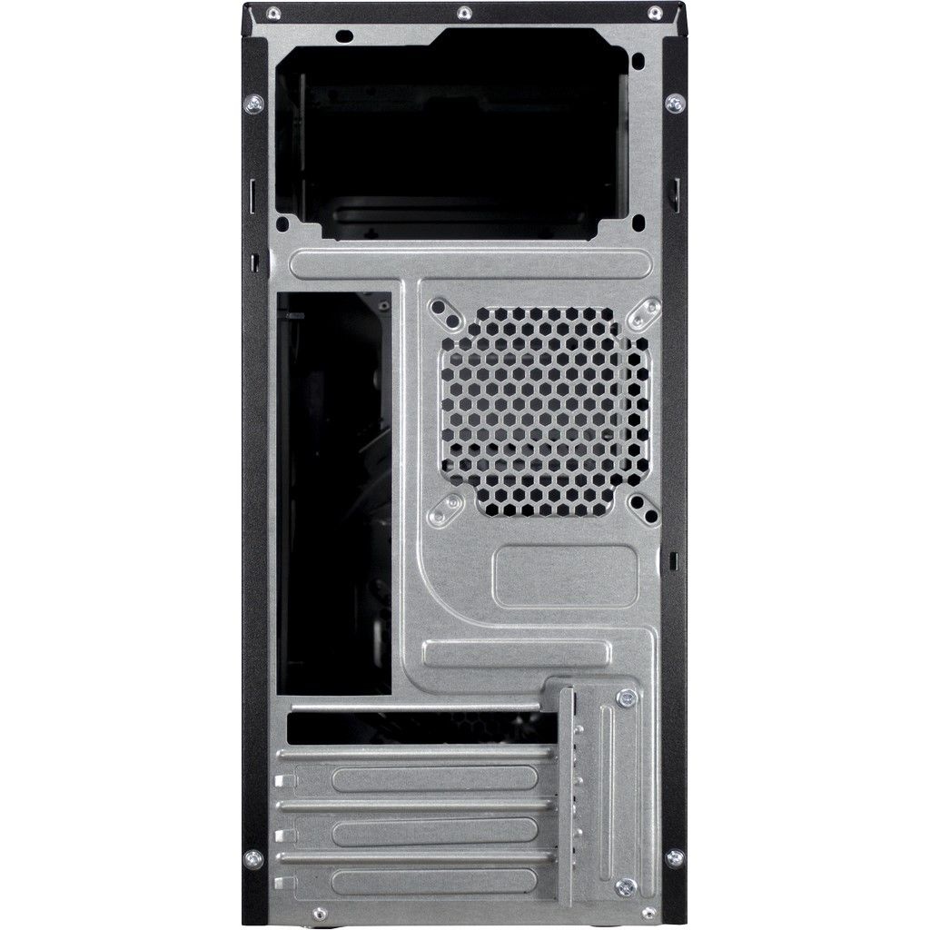 Inter-Tech IT-6865 Micro Tower PC Nero - 14 cm x 34 cm, Supporto Ventole 80,92 mm, Alimentazione Posteriore