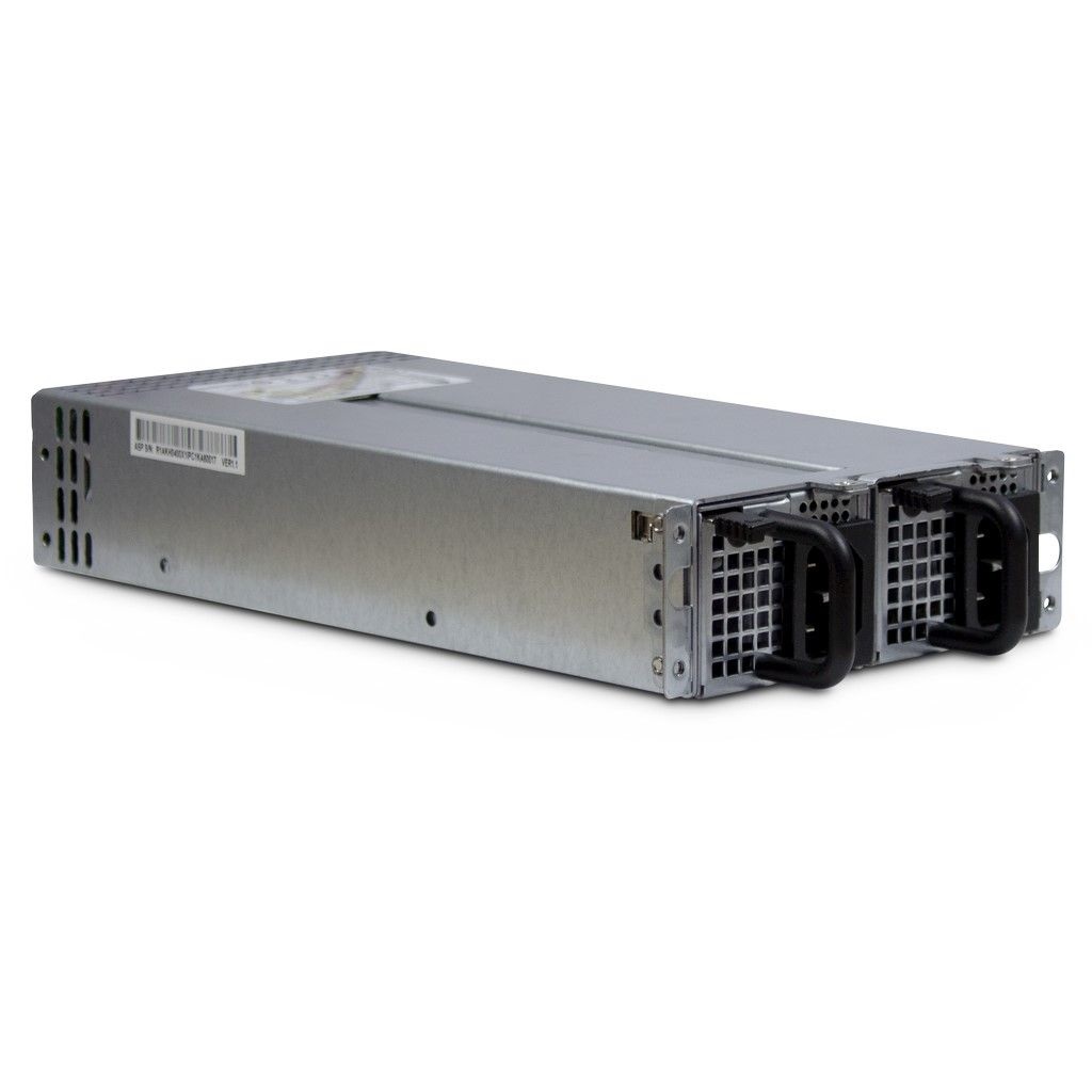 Inter-Tech ASPOWER R1A-KH0400 Alimentatore per Computer 400 W 20 4 pin ATX 1U Argento - Tensione di ingresso AC 100-240 V, Frequenza 50-60 Hz, Lunghezza cavo 40 cm