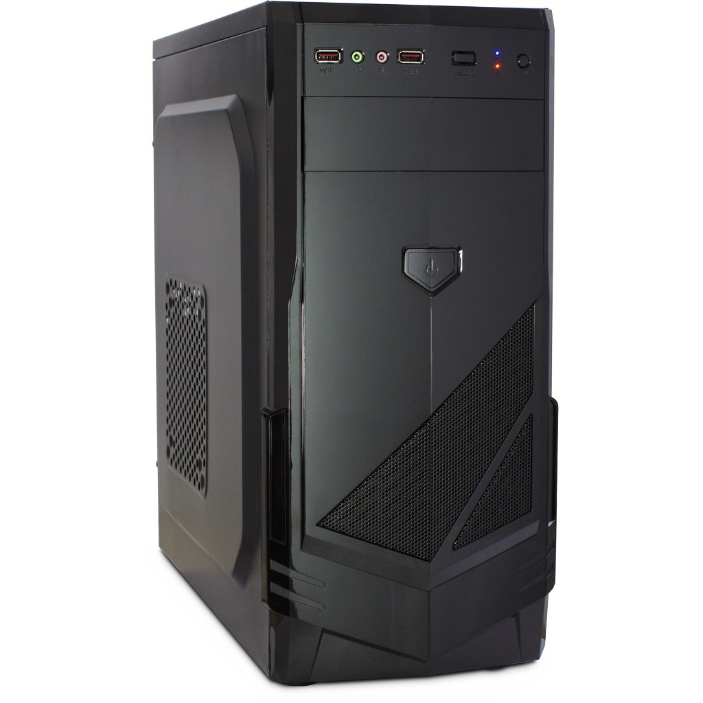 Inter-Tech B-30 Midi Tower Nero - Supporto ATX e Micro-ATX, Ventole 120/140 mm