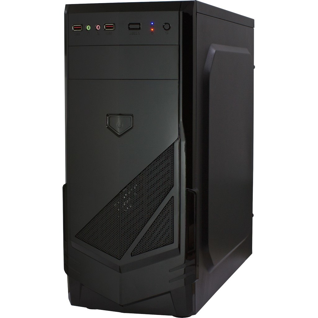 Inter-Tech B-30 Midi Tower Nero - Supporto ATX e Micro-ATX, Ventole 120/140 mm