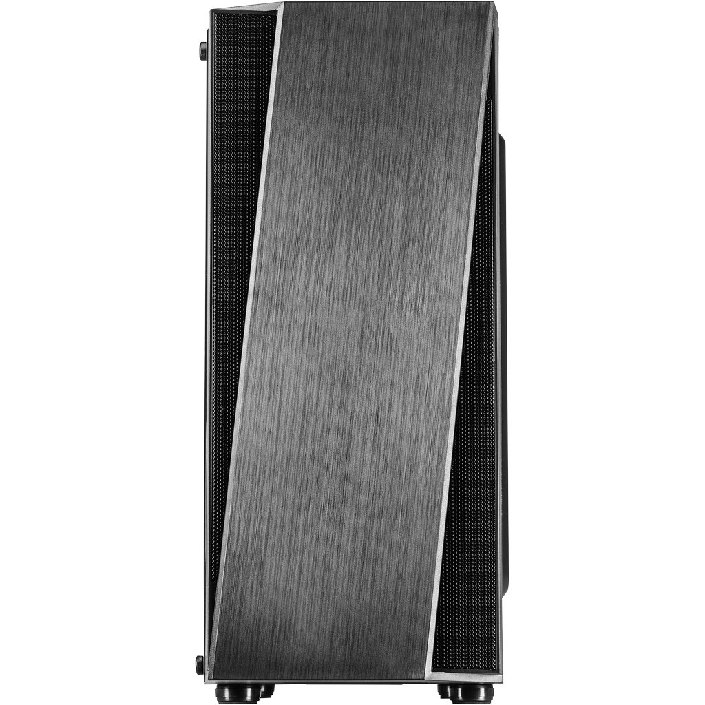 Inter-Tech T-11 Televen Nero Midi Tower con Pannello Laterale in Vetro Acrilico e Supporto per Fino a 3 Ventole da 120 mm