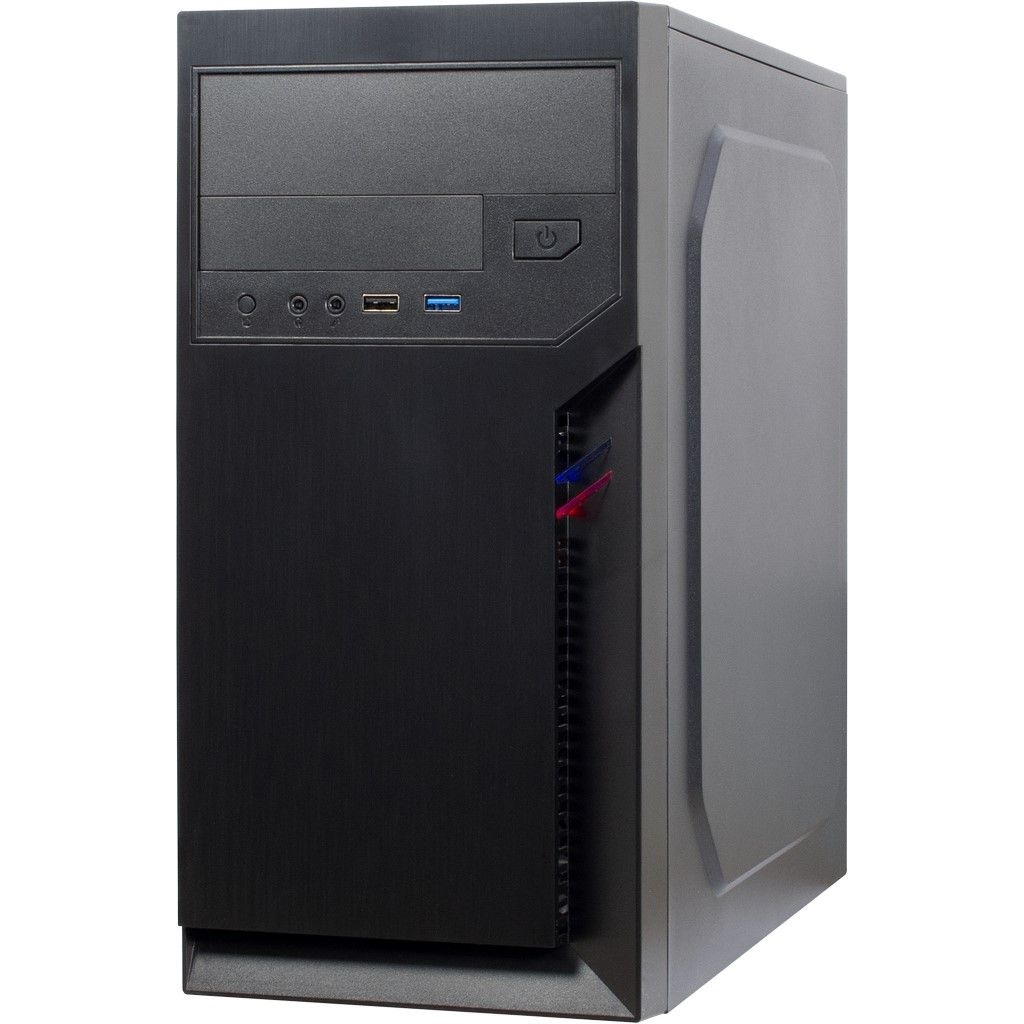 Inter-Tech IT-6502 Romea Micro Tower Nero - Case PC Micro ATX con supporto per ventole da 120 mm