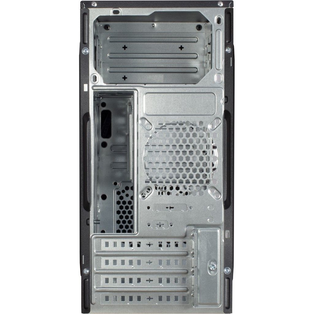 Inter-Tech IT-6505 Retro Micro Tower Nero - Case Mini Tower Micro ATX con supporto per ventole da 120 mm