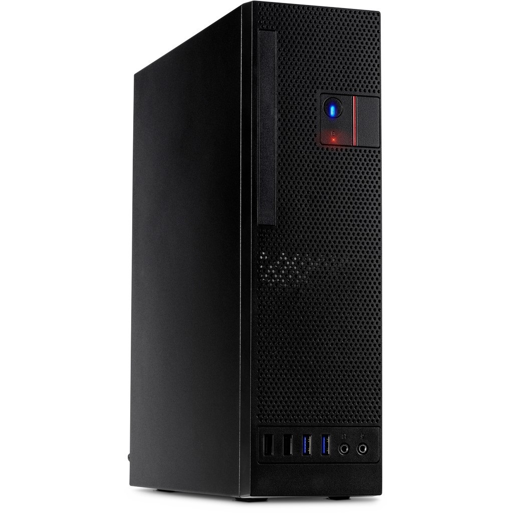 Inter-Tech S-331 Case Desktop Nero Micro ATX Mini ITX con 2x USB 3.0 e supporto per HDD 2.5/3.5 pollici