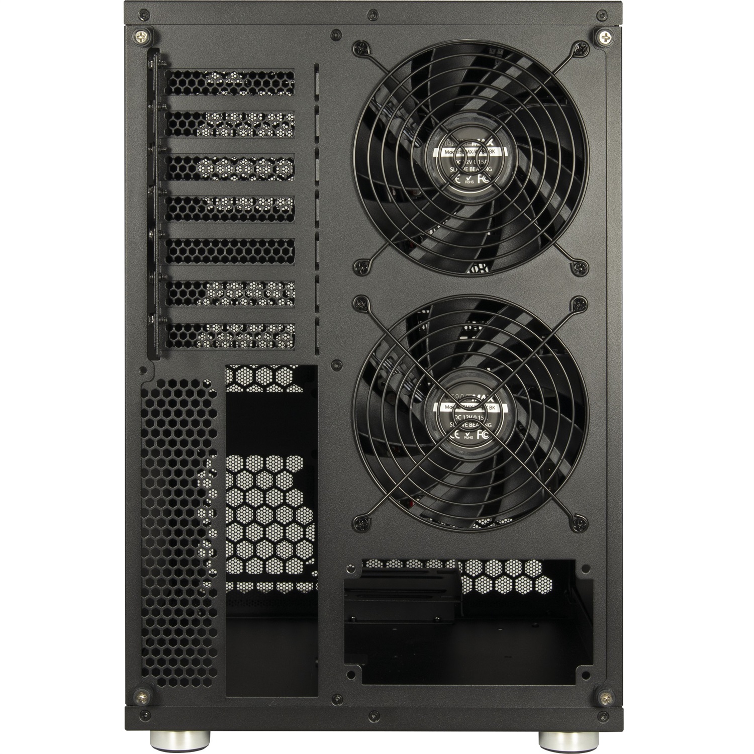 Inter-Tech NAS-8 Custodia per Disco Rigido (HDD) Nero 2.5/3.5