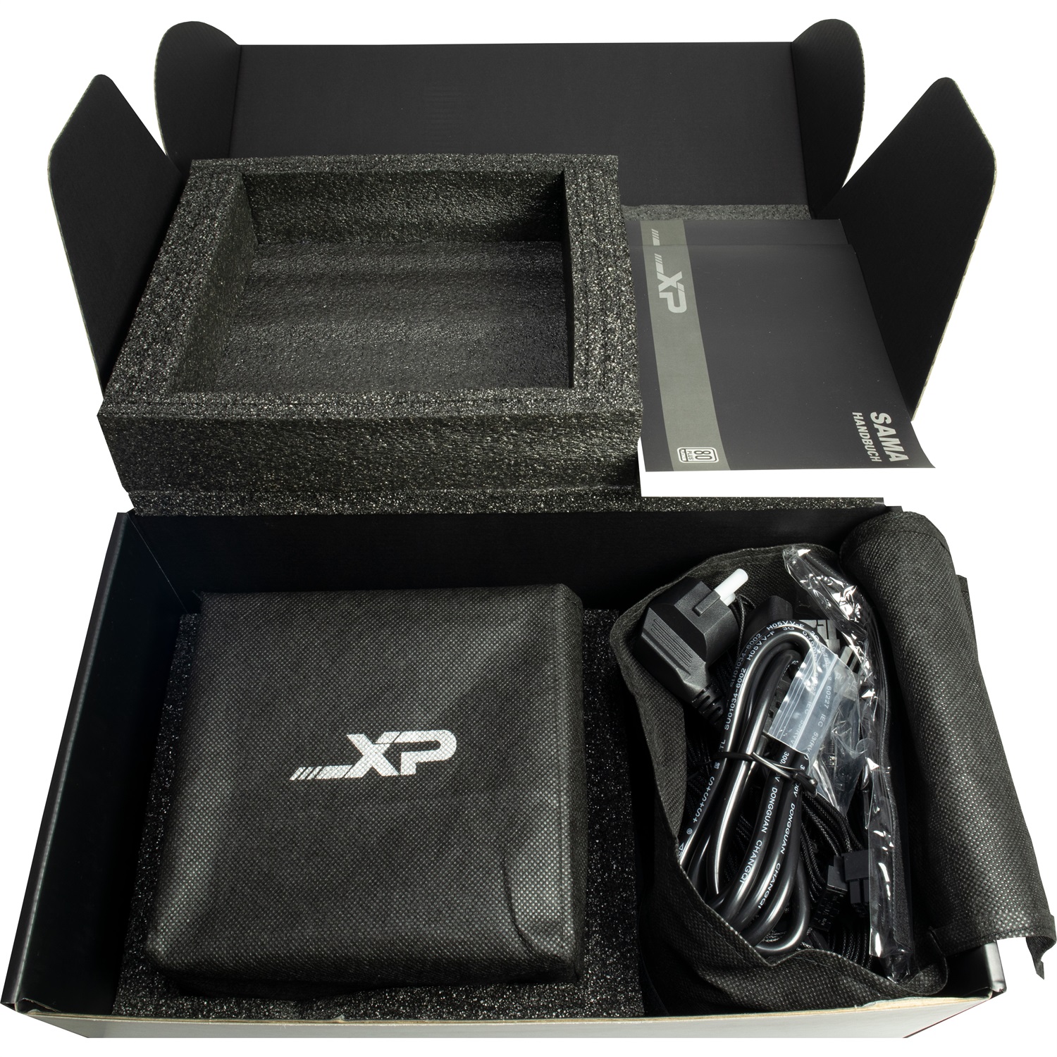 Inter-Tech SAMA XPH-1200A Alimentatore ATX 1200W con Ventola da 120mm e Connettori 20 4 pin