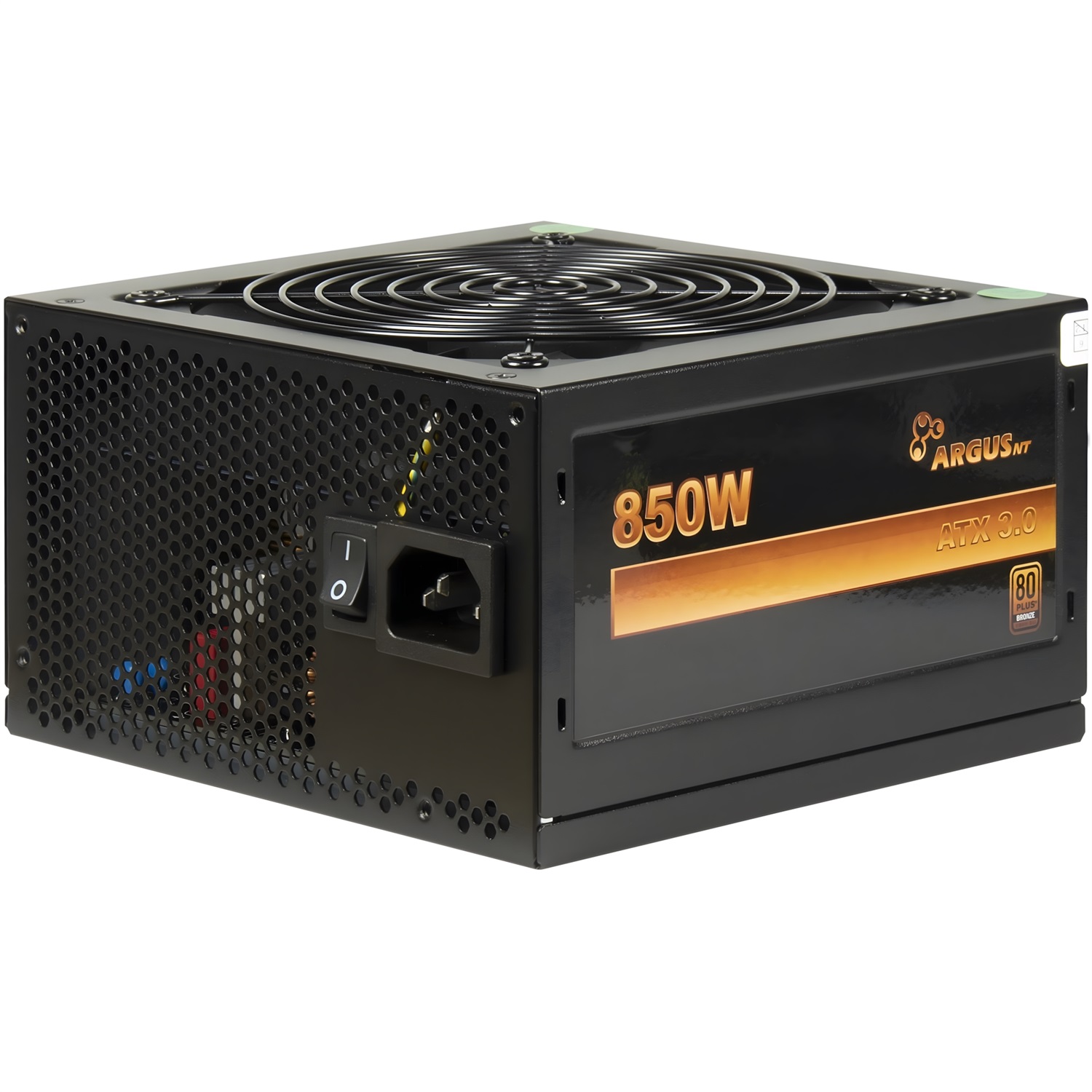 Intertec Alimentatore 850W ArgusNT BPS-850W con connettori 20 4 Pin ATX - Nero
