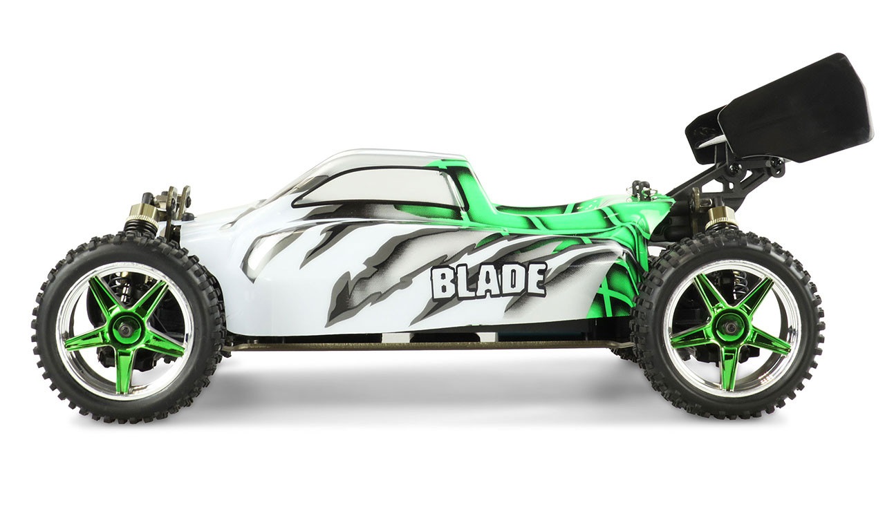 Amewi Blade Pro Buggy Brushless 4WD 1:10 - Motore Brushless 3300 KV, Telaio in Alluminio, RTR
