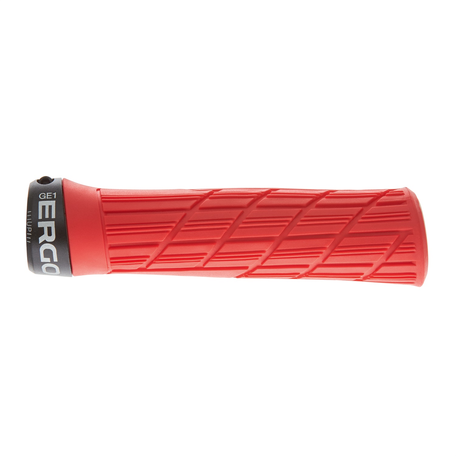 Ergon GE1 Evo Maniglia per Bicicletta Unisex Adulto - Risky Red, Compatibile con Gancio in Carbonio, Uso Enduro e DH