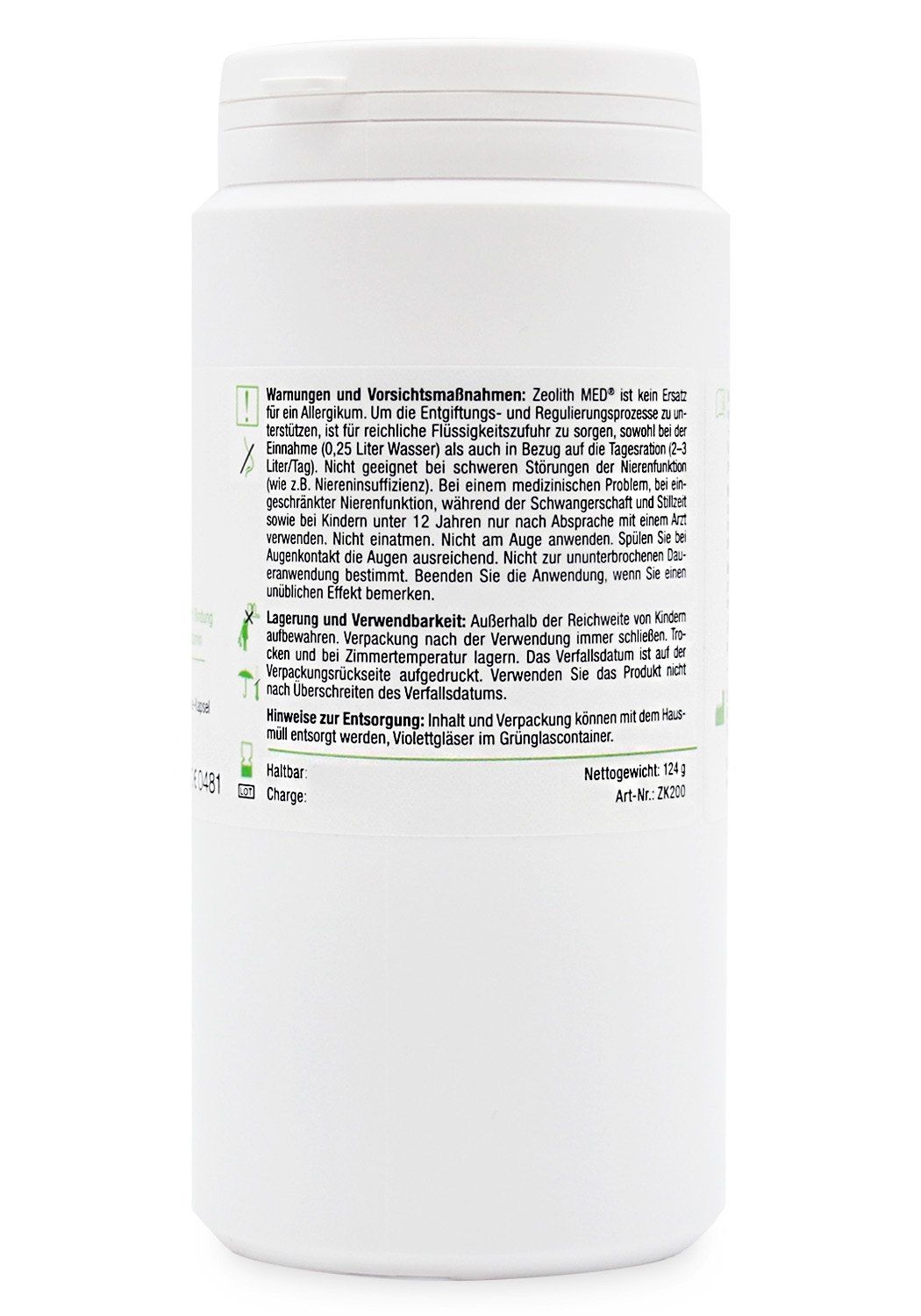 ERBAVOGLIO Zeolithmed Minerali Vulcanici Detox 200 Capsule - Dispositivo Medico Naturale per l'Eliminazione dei Metalli Pesanti