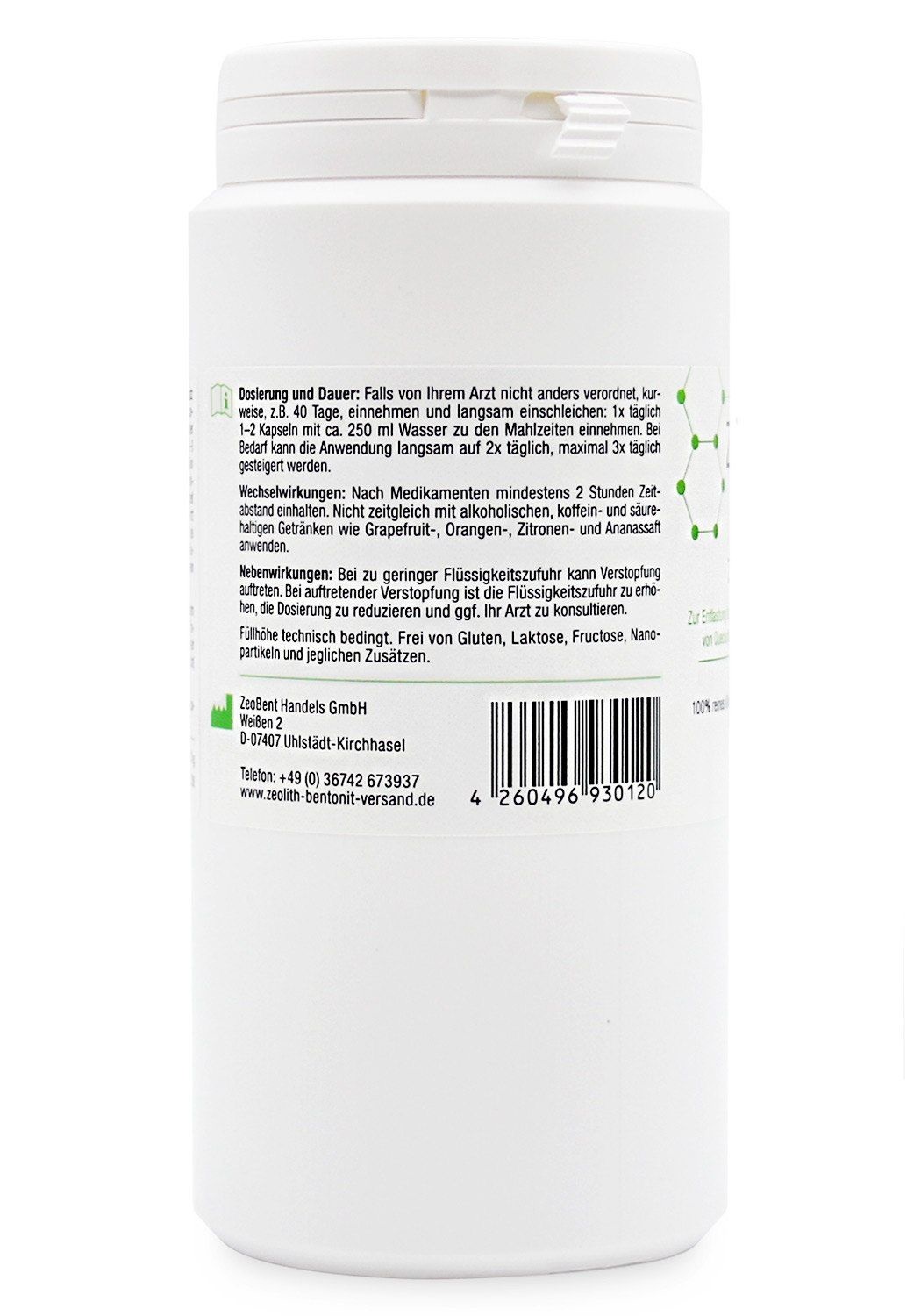 ERBAVOGLIO Zeolithmed Minerali Vulcanici Detox 200 Capsule - Dispositivo Medico Naturale per l'Eliminazione dei Metalli Pesanti