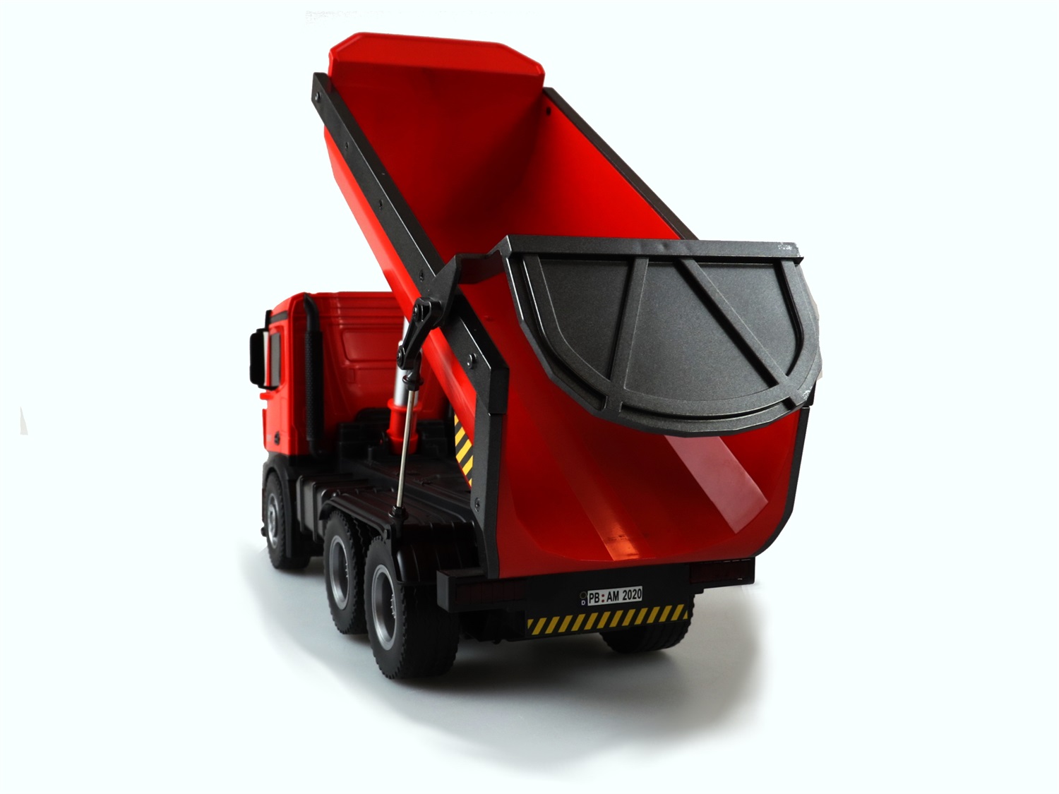 Amewi 22407 Mercedes-Benz Arocs Elettrico Camion RC 1:18 Pronto all'uso (RTR) con Batteria, Caricatore, 10 Canali Controllabili e Funzione Audio