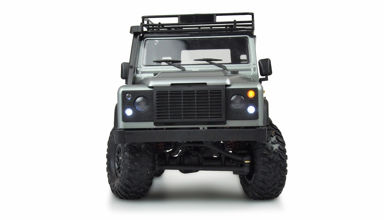 Amewi D90X12 Modellino Radiocomandato (RC) Elettrico 1:12 Crawler 4WD Kit di Montaggio Colore Grigio