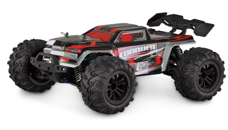 Amewi Conquer Race Truggy Brushed 1:16 RC - Elettrico, 4WD, Fino a 40 km/h, Tavola in Alluminio