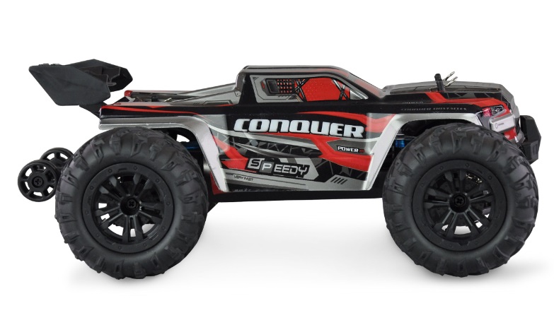 Amewi Conquer Race Truggy Brushed 1:16 RC - Elettrico, 4WD, Fino a 40 km/h, Tavola in Alluminio