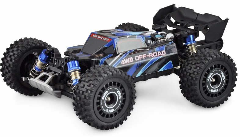 Amewi Hyper GO Buggy 1:16 RTR Blu - Elettrica Brushless 4WD 62 km/h