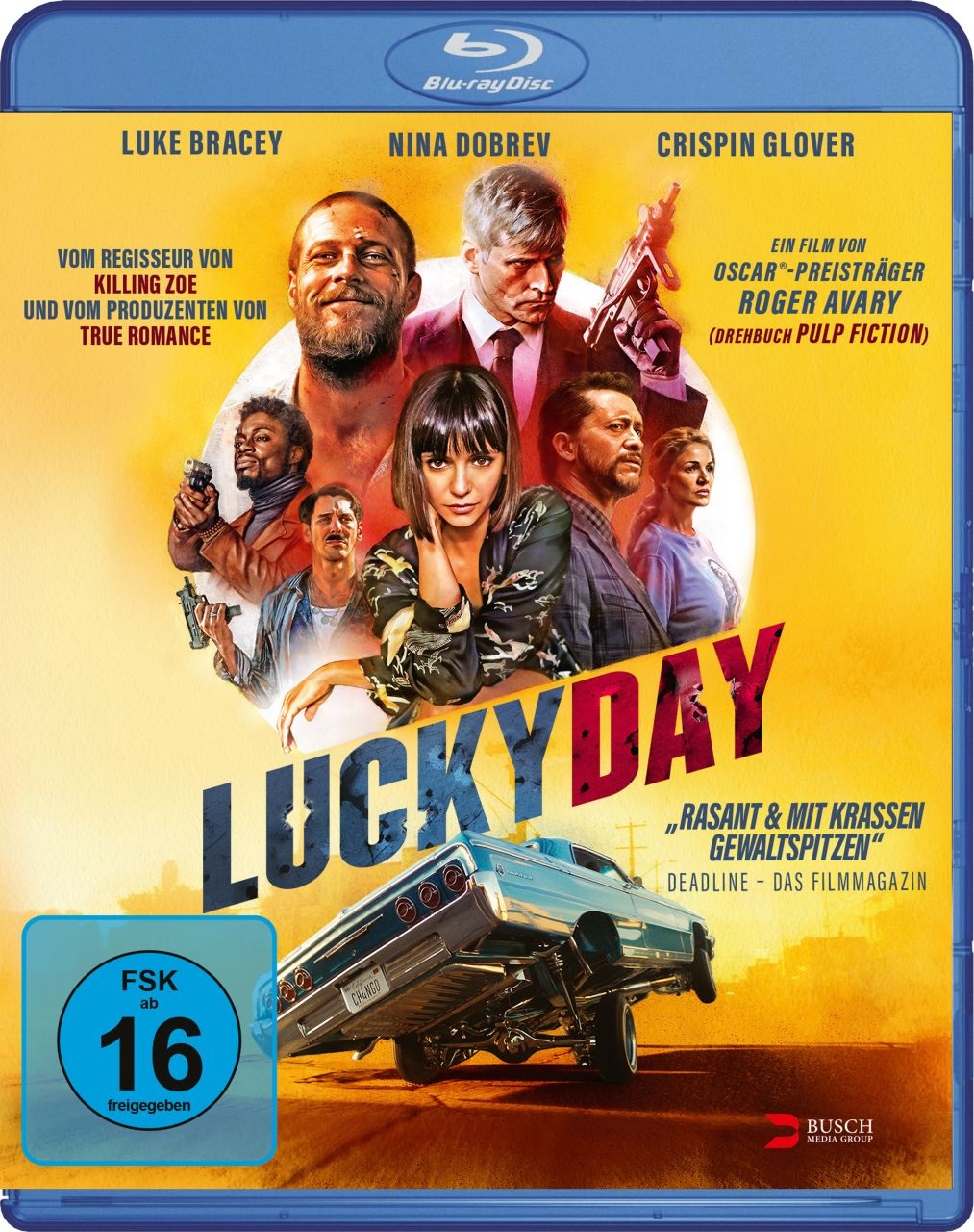 Busch Media Group Lucky Day - Blu-ray Full HD con Tedesco e Inglese, con Luke Bracey e Nina Dobrev