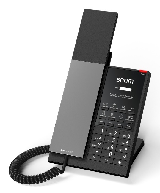 Snom HD350A - Telefono IP Cablato Elegante per Professionisti e Settore Alberghiero