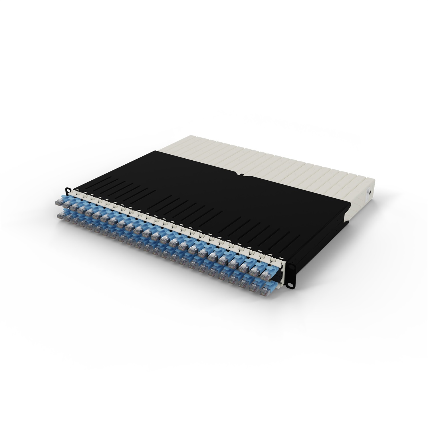 PATCHBOX PONEX8STPBL Cavo di Rete Blu 0,8 m Cat6a U/FTP (STP) con Connettori RJ-45 e Placcatura Oro