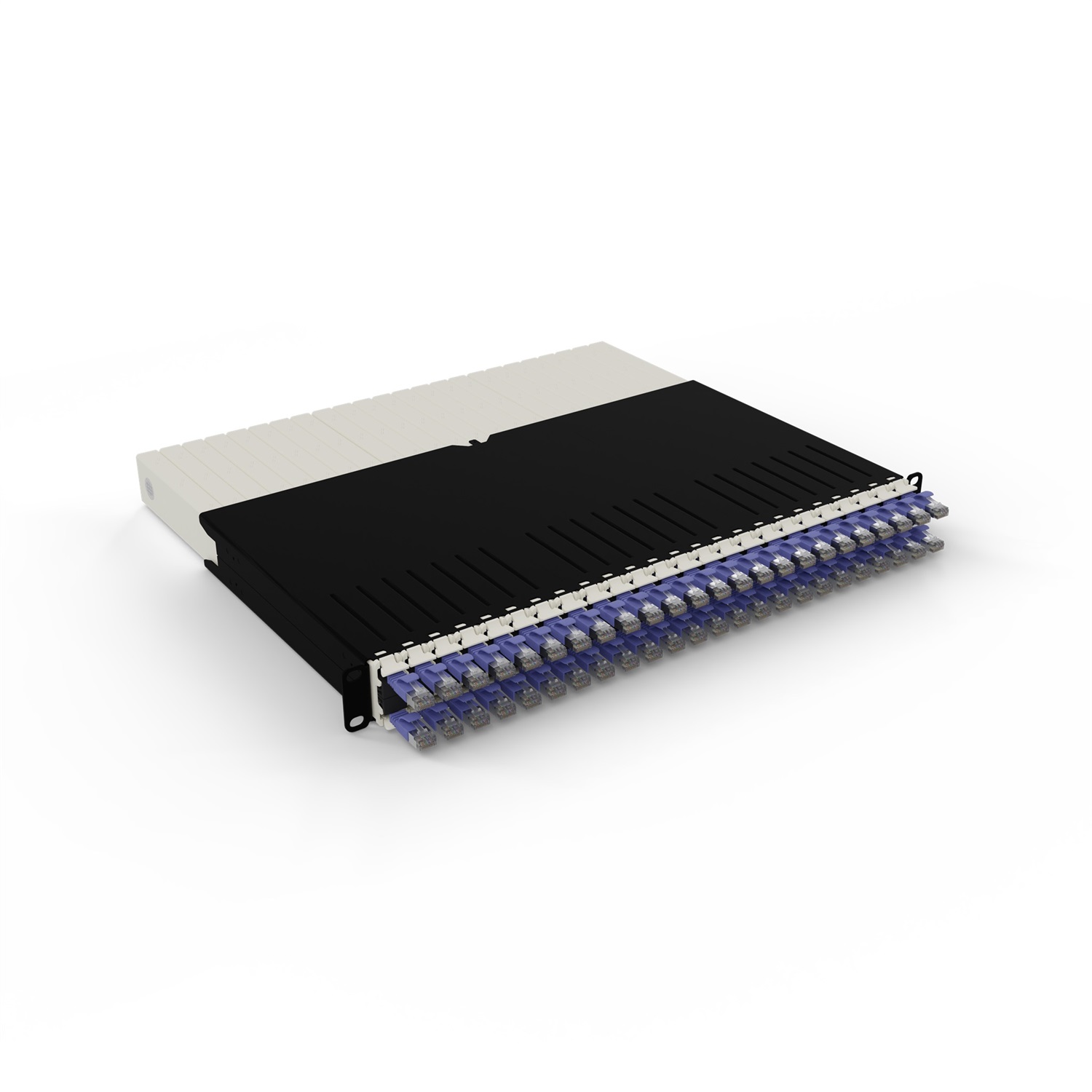 PATCHBOX PONEX8STPVI Cavo di Rete Viola 0,8 m Cat6a U/FTP (STP) con Connettori RJ-45 e Placcatura Oro