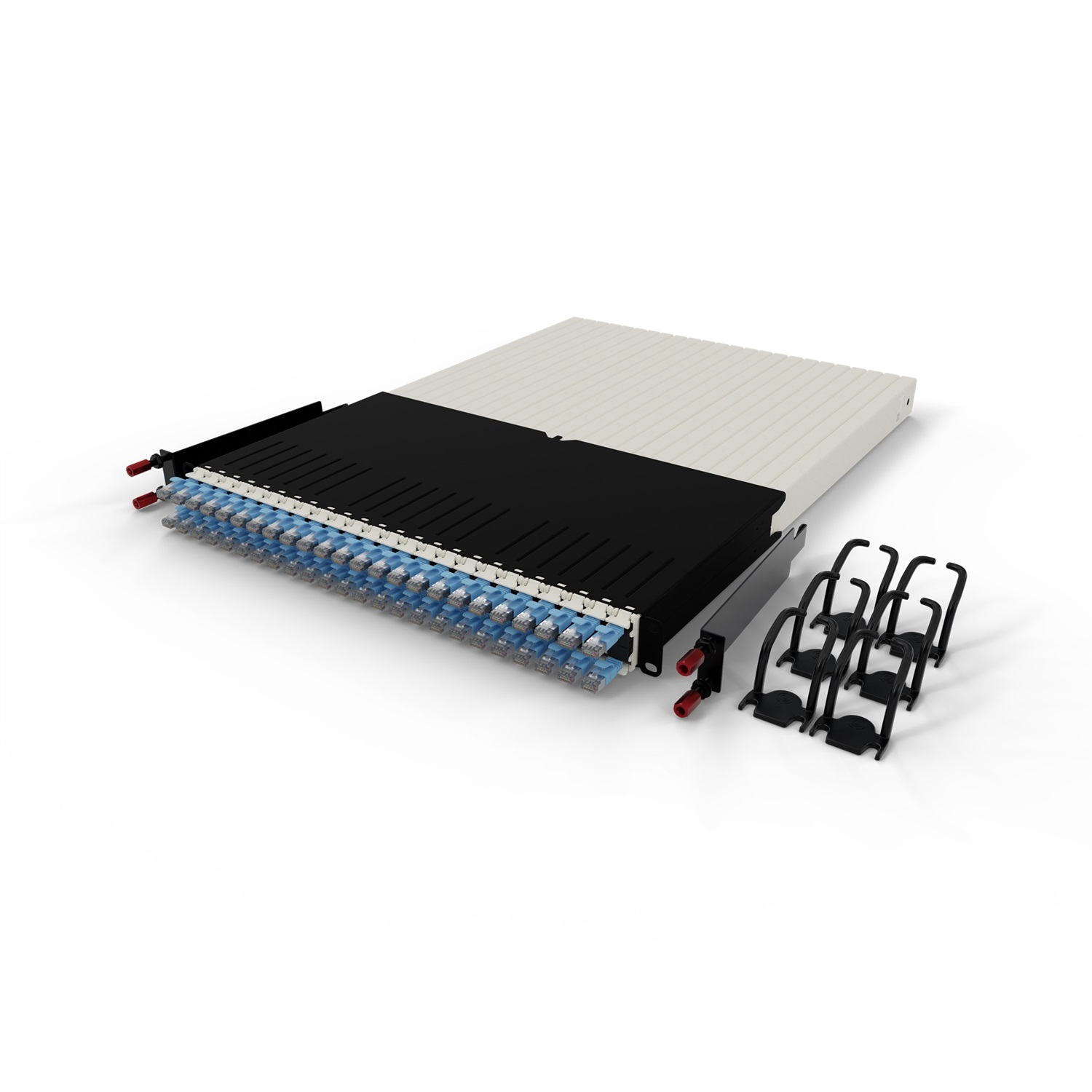 PATCHBOX PONE30STPBL Cavo di Rete Blu 1,8 m Cat6a U/FTP (STP) con Connettori RJ-45 e Placcatura Oro