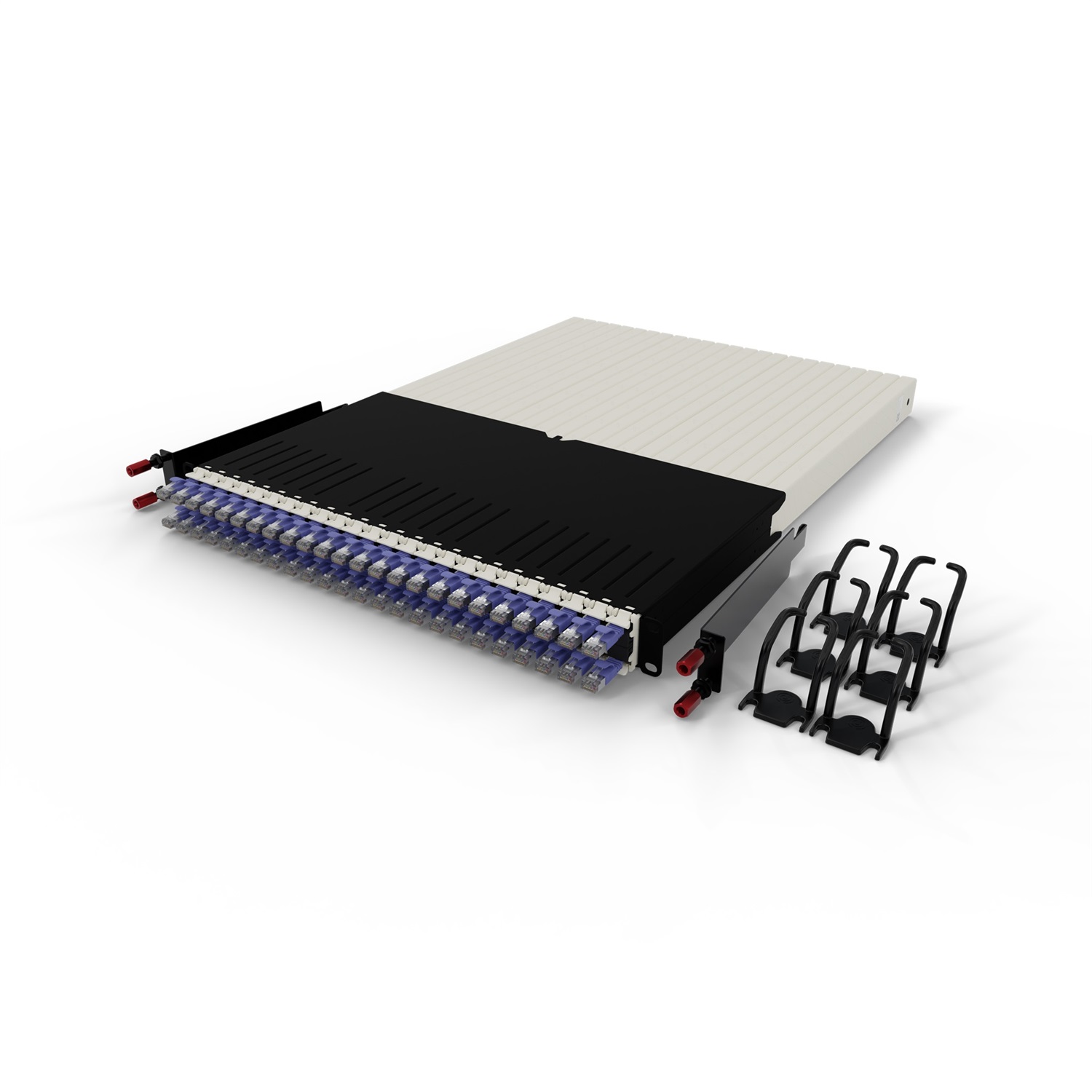 PATCHBOX PONE30STPVI Cavo di Rete Viola 1,8 m Cat6a U/FTP (STP) con Connettori RJ-45 e Placcatura Oro