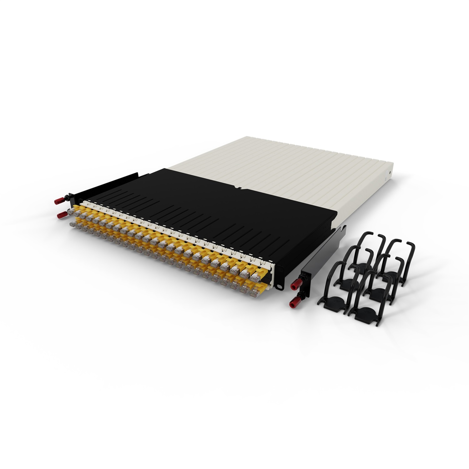 PATCHBOX PONE30STPYL Cavo di Rete Giallo 1,8 m Cat6a U/FTP (STP) con Connettori RJ-45 e Placcatura Oro