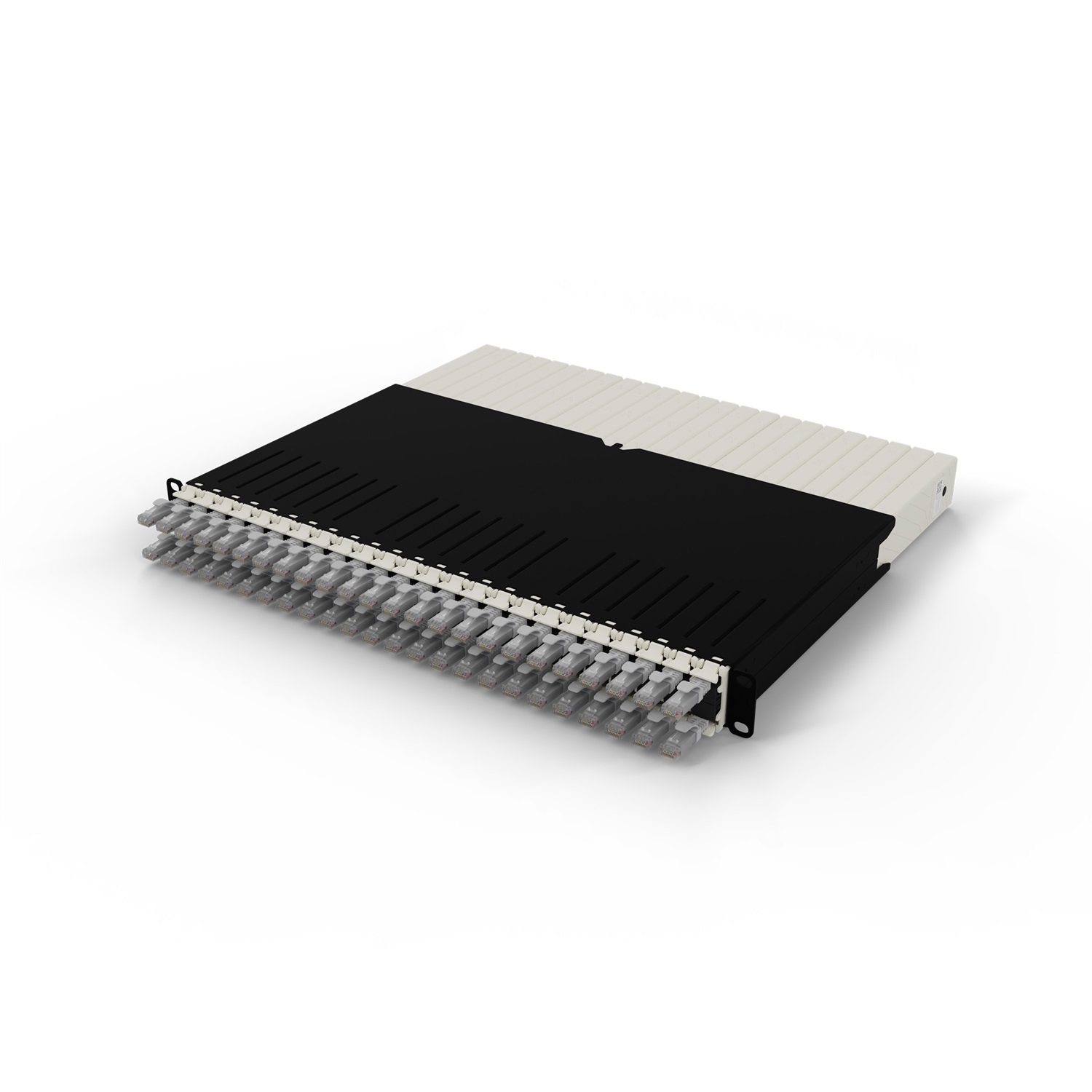 PATCHBOX PONEX8UTPSL Cavo di Rete Grigio 0,8 m Cat6a U/UTP con Connettori RJ-45 e Placcatura Oro